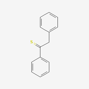 molecular formula C14H12S B8578070 1,2-Diphenylethanethione 