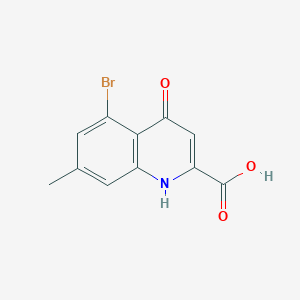 5-Bromo-7-methyl-4-oxo-1,4-dihydroquinoline-2-carboxylic acid
