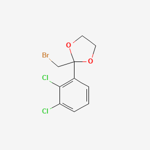 2-(Bromomethyl)-2-(2,3-dichlorophenyl)-1,3-dioxolane