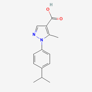 1-(4-Isopropylphenyl)-5-methyl-1H-pyrazole-4-carboxylic acid