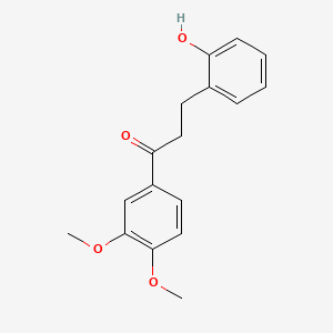 1-(3,4-Dimethoxyphenyl)-3-(2-hydroxyphenyl)propan-1-one