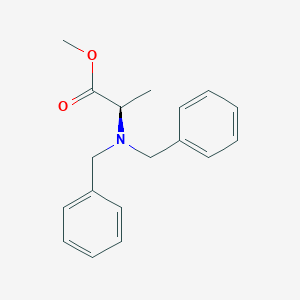 molecular formula C18H21NO2 B8578256 (R)-methyl 2-(dibenzylamino)propanoate 