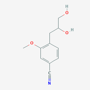 4-(2,3-Dihydroxypropyl)-3-methoxybenzonitrile