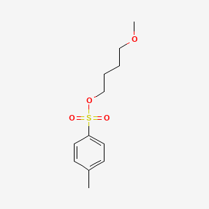 molecular formula C12H18O4S B8578350 Toluene-4-sulfonic acid 4-methoxy-butyl ester 