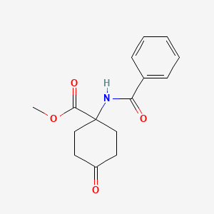 Methyl 1-benzamido-4-oxocyclohexane-1-carboxylate