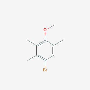 molecular formula C10H13BrO B8578543 1-Bromo-4-methoxy-2,3,5-trimethyl-benzene 