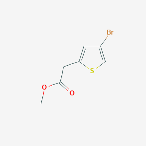 molecular formula C7H7BrO2S B8578560 Methyl 2-(4-bromothiophen-2-yl)acetate 