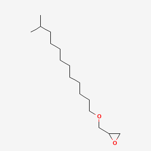 molecular formula C16H32O2 B8578594 ((Isotridecyloxy)methyl)oxirane CAS No. 63870-94-0