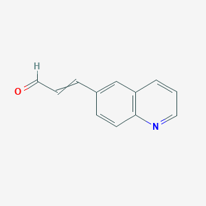 3-(Quinolin-6-yl)prop-2-enal