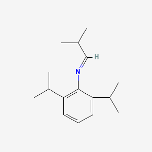 molecular formula C16H25N B8578805 (1E)-N-[2,6-Di(propan-2-yl)phenyl]-2-methylpropan-1-imine CAS No. 603127-17-9