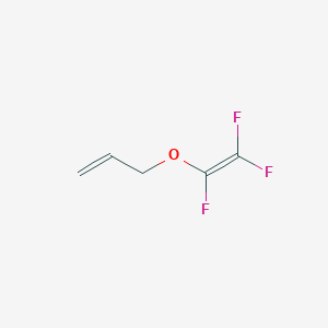 molecular formula C5H5F3O B8578883 1-Propene, 3-[(trifluoroethenyl)oxy]- CAS No. 113991-42-7