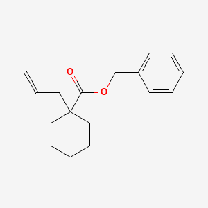 molecular formula C17H22O2 B8578897 Benzyl 1-allylcyclohexanecarboxylate 