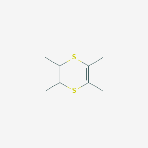 molecular formula C8H14S2 B8578926 2,3,5,6-Tetramethyl-2,3-dihydro-1,4-dithiine CAS No. 55789-66-7