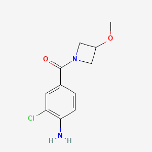(4-Amino-3-chlorophenyl)(3-methoxyazetidin-1-yl)methanone