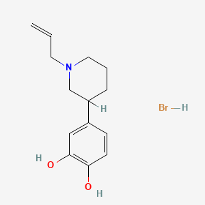 N-Allyl-3-(3',4'-dihydroxyphenyl)piperidine hydrobromide