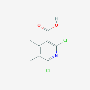 molecular formula C8H7Cl2NO2 B8579111 2,6-Dichloro-4,5-dimethylpyridine-3-carboxylic acid CAS No. 62774-93-0