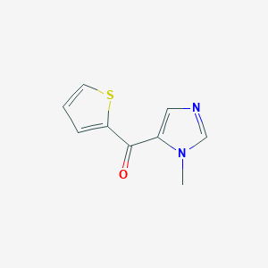 molecular formula C9H8N2OS B8579125 (1-methyl-1H-imidazol-5-yl)(2-thienyl)methanone 