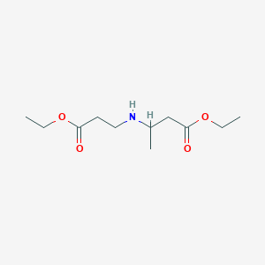 molecular formula C11H21NO4 B8579162 Ethyl 3-{[3-(ethyloxy)-3-oxopropyl]amino}butanoate 