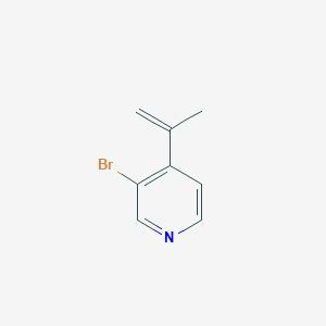 molecular formula C8H8BrN B8579173 3-Bromo-4-(prop-1-en-2-yl)pyridine 