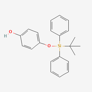 molecular formula C22H24O2Si B8579242 4-{[tert-Butyl(diphenyl)silyl]oxy}phenol CAS No. 108534-48-1