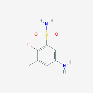 3-Aminosulfonyl-4-fluoro-5-methylaniline