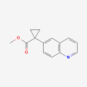 Methyl 1-(quinolin-6-yl)cyclopropanecarboxylate