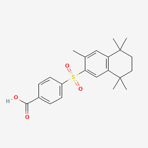 4-((5,6,7,8-Tetrahydro-3,5,5,8,8-pentamethyl-2-naphthyl)sulfonyl)benzoic acid