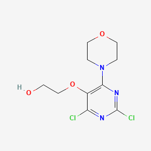 2-(2,4-Dichloro-6-morpholin-4-yl-pyrimidin-5-yloxy)-ethanol