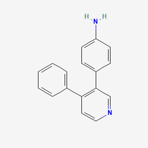 molecular formula C17H14N2 B8579743 4-(4-Phenylpyridin-3-yl)aniline 