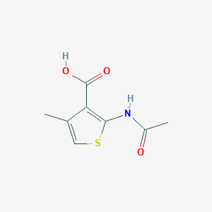 molecular formula C8H9NO3S B8579796 2-Acetamido-4-methylthiophene-3-carboxylic acid 