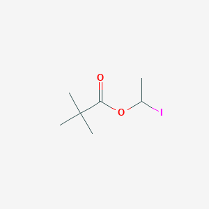 molecular formula C7H13IO2 B8579818 1-Iodoethyl 2,2-dimethylpropanoate CAS No. 80195-78-4
