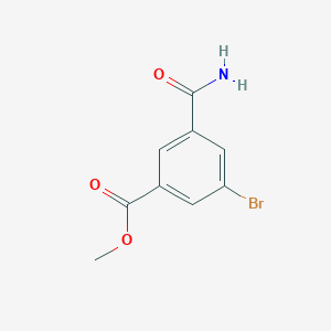 Methyl 3-bromo-5-carbamoyl-benzoate
