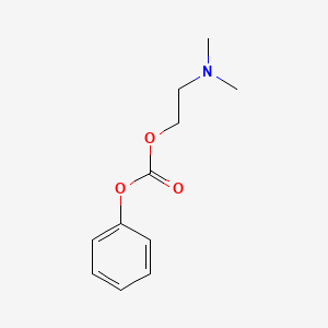 molecular formula C11H15NO3 B8579869 Carbonic acid, 2-(dimethylamino)ethyl phenyl ester CAS No. 63580-76-7