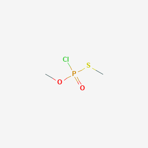 molecular formula C2H6ClO2PS B8579914 O,S-Dimethyl phosphorochloridothioate CAS No. 3711-50-0