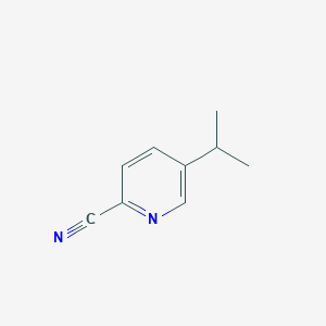molecular formula C9H10N2 B008580 5-异丙基吡啶腈 CAS No. 110260-90-7
