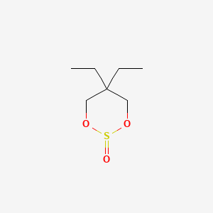 molecular formula C7H14O3S B8580065 1,3,2-Dioxathiane, 5,5-diethyl-, 2-oxide CAS No. 3670-86-8