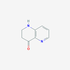 molecular formula C8H8N2O B8580161 2,3-dihydro-1,5-naphthyridin-4(1H)-one 