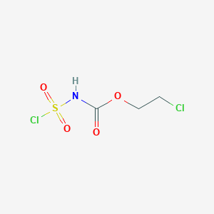 molecular formula C3H5Cl2NO4S B8580165 2-Chloroethyl chlorosulfonylcarbamate 