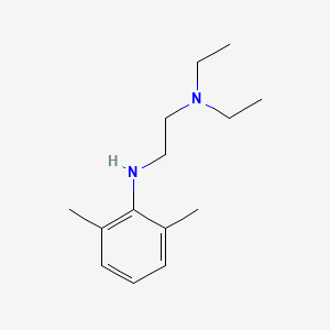 molecular formula C14H24N2 B8580183 N,N-diethyl-N'-(2,6-dimethylphenyl)-1,2-ethanediamine 