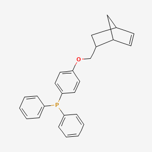 molecular formula C26H25OP B8580203 {4-[(Bicyclo[2.2.1]hept-5-en-2-yl)methoxy]phenyl}(diphenyl)phosphane CAS No. 915309-25-0