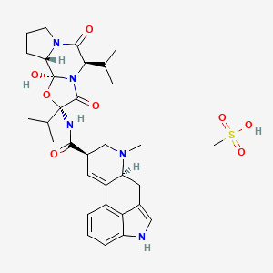 molecular formula C32H43N5O8S B8580238 Ergocorninine methanesulfonate CAS No. 74137-65-8