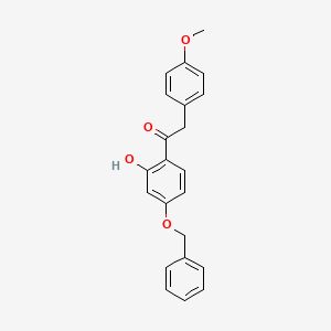 1-(4-(Benzyloxy)-2-hydroxyphenyl)-2-(4-methoxyphenyl)ethanone