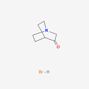 molecular formula C7H12BrNO B8580359 3-Quinuclidinone hydrobromide CAS No. 194020-07-0