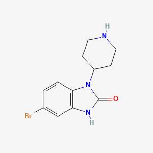 5-bromo-1,3-dihydro-1-(4-piperidinyl)-2H-benzimidazol-2-one