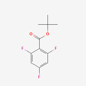 molecular formula C11H11F3O2 B8580402 Tert-butyl 2,4,6-trifluorobenzoate 