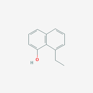 molecular formula C12H12O B8580518 8-Ethylnaphthalen-1-ol 