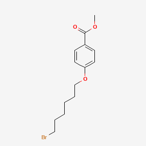 molecular formula C14H19BrO3 B8580565 Methyl 4-(6-bromo-n-hexyloxy)benzoate 
