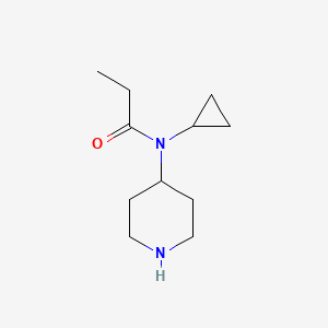N-cyclopropyl-N-piperidin-4-ylpropionamide