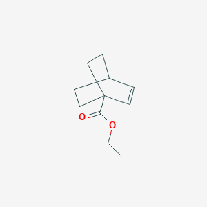 molecular formula C11H16O2 B8580611 Ethyl bicyclo[2.2.2]oct-2-ene-1-carboxylate CAS No. 3037-84-1