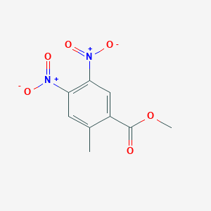 molecular formula C9H8N2O6 B8580641 Methyl 2-methyl-4,5-dinitrobenzoate 